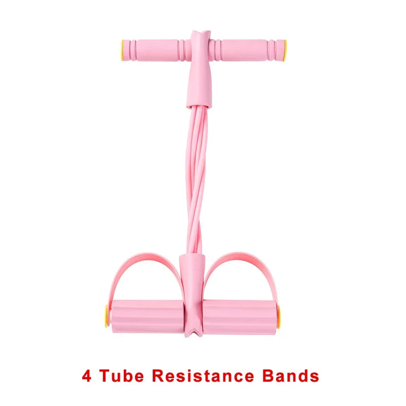 2025 Viral 4-Level Resistance Band Tensioner - Non-Slip Handles Ab Core Yoga Home Fitness Dazzle