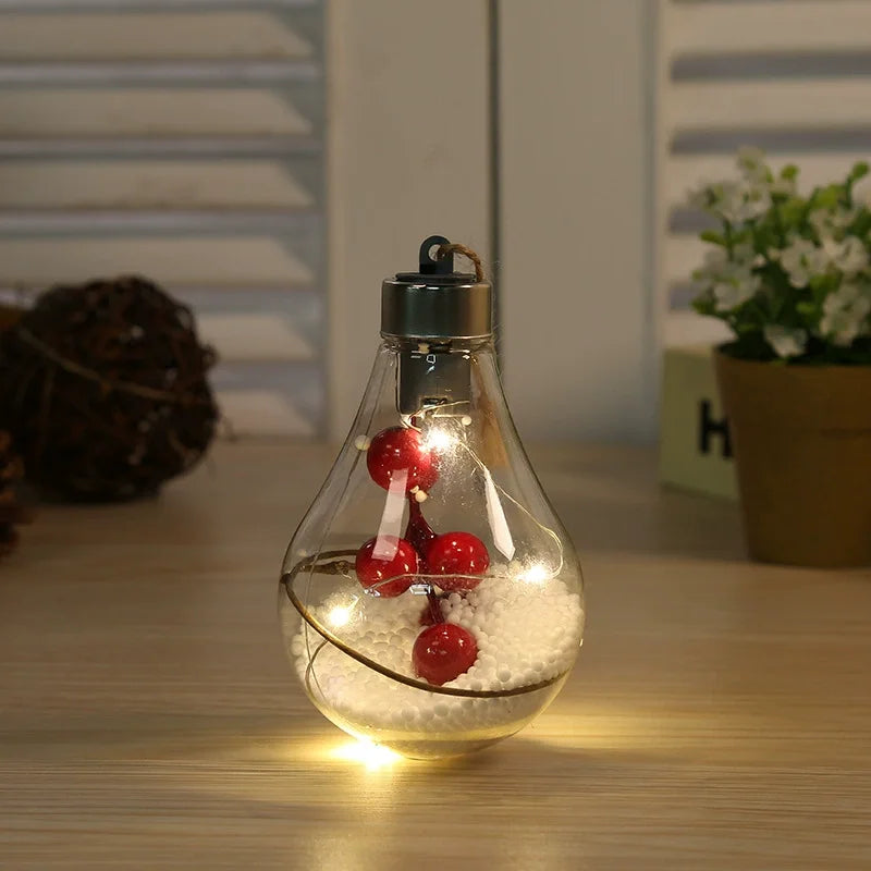 LED Fairy Bulb Lights with Leaf Globe Twinkle For Birthday Wedding Party Thanksgiving Mother's day Christmas Decor Night Lamp Dazzle Frenzy