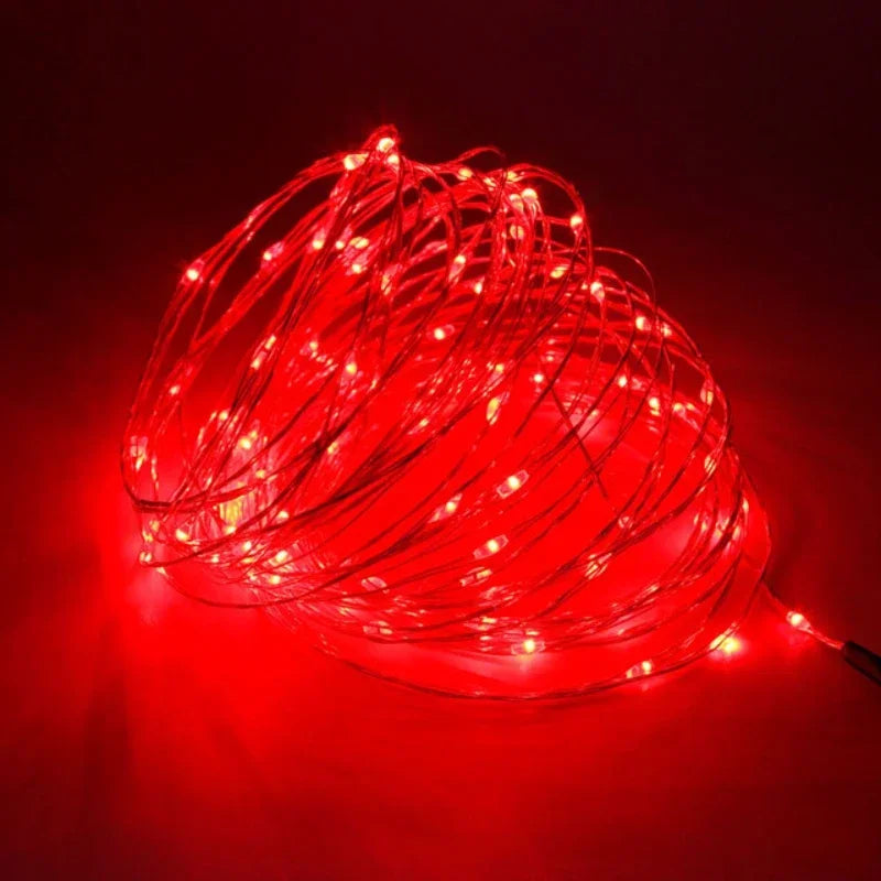 LED String Lights Atmosphere Small Colored Light USB Battery Powered Fairy Lights For Christmas Outdoor Room Festival Decor Dazzle Frenzy