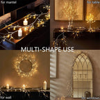 48 LED Birch Vine Lights  Battery  Power Artificial Branch Vine Light for Christmas Fireplaces Tables Indoors And Outdoors Decor Dazzle Frenzy