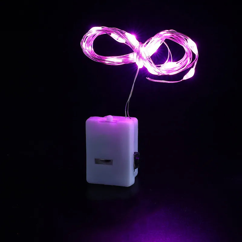 LED Fairy Lights Button Battery Light String Christmas Wedding New Year Bedroom Living Room Garden Decoration Garland Dazzle Frenzy