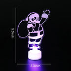 Christmas Personalized Acrylic LED Night Lights 2025 New Year Christmas Kids Gift Christmas Ornaments Atmosphere Lights Dazzle Frenzy