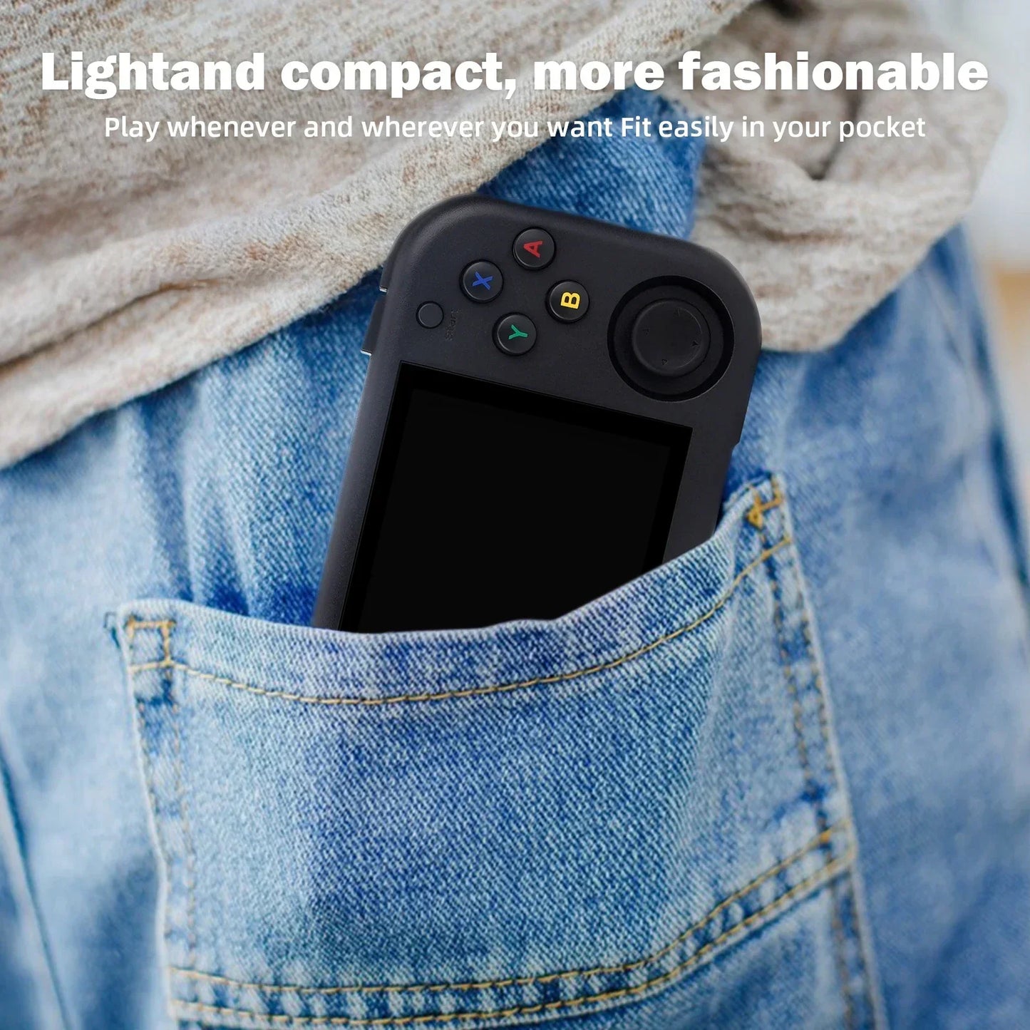 2025 Viral Ampown Mini Zero 28 Retro Handheld - 9000+ Games 2.8" IPS Android Emulator Dazzle