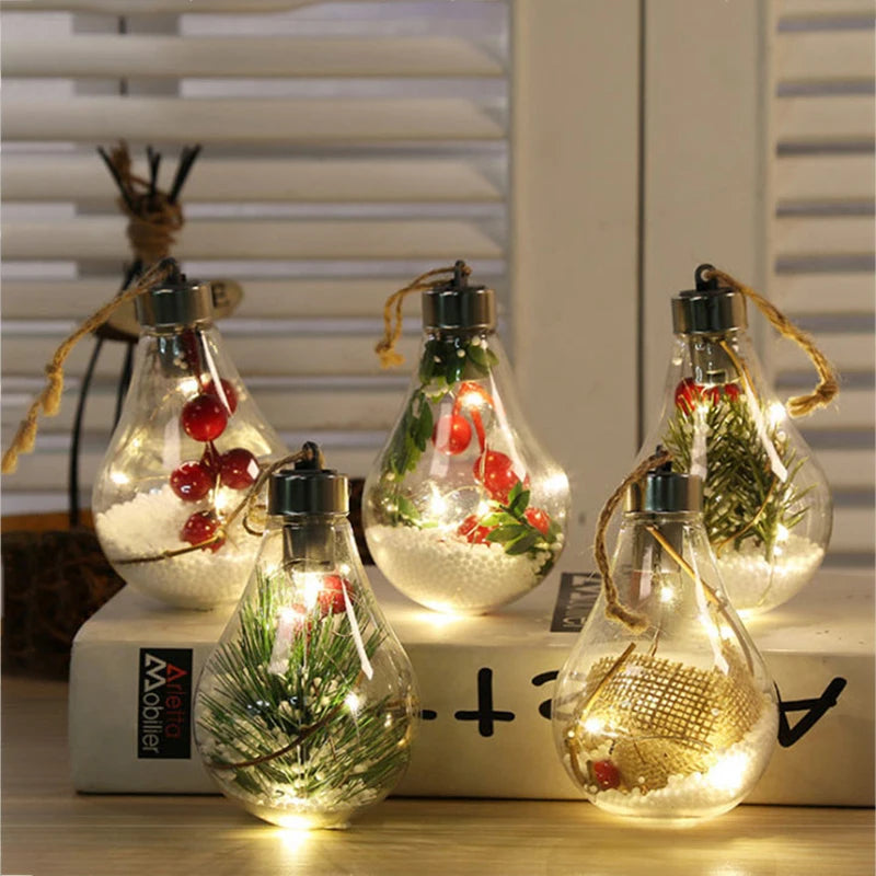 LED Fairy Bulb Lights with Leaf Globe Twinkle For Birthday Wedding Party Thanksgiving Mother's day Christmas Decor Night Lamp Dazzle Frenzy
