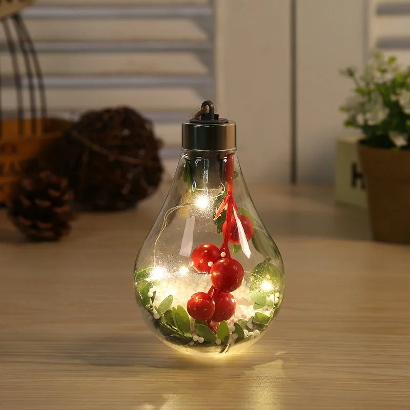 LED Fairy Bulb Lights with Leaf Globe Twinkle For Birthday Wedding Party Thanksgiving Mother's day Christmas Decor Night Lamp Dazzle Frenzy