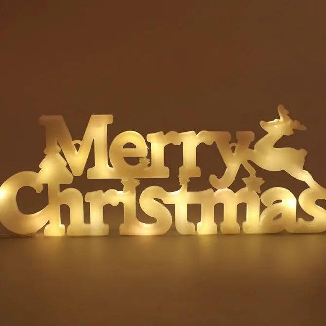 Christmas Decorative Letter Lights Dazzle Frenzy