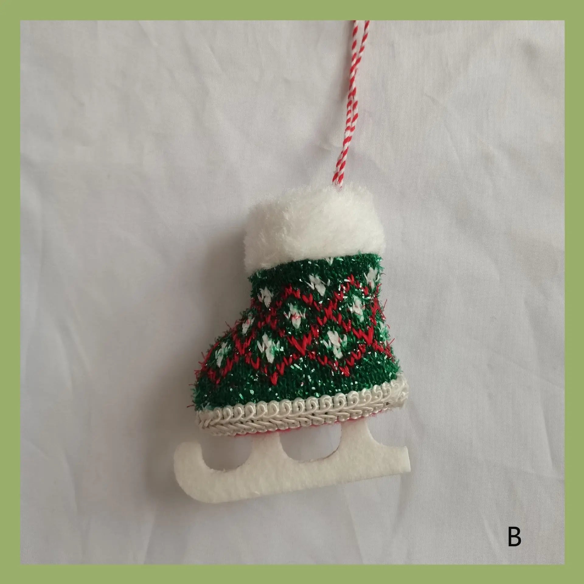 Christmas Skates Decorative Pendant Dazzle Frenzy