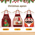 Christmas Printed Apron for Home and Party Dazzle Frenzy