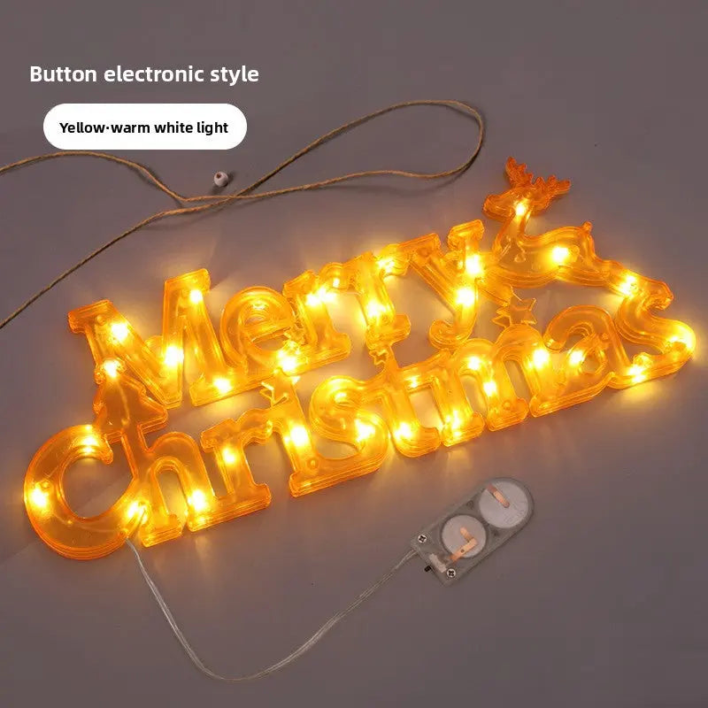 Christmas Decorative Letter Lights Dazzle Frenzy