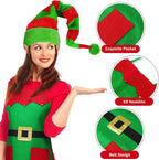 Christmas Party Apron and Hat Set Dazzle Frenzy