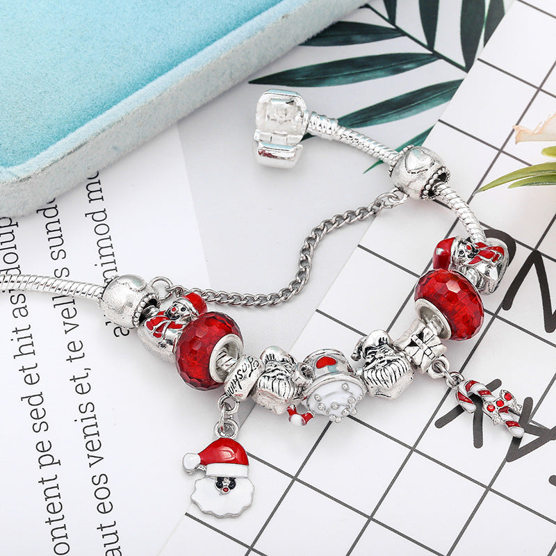 Bracelet DIY Santa Claus Truncheon Pendant Bracelet kfghf899 Store