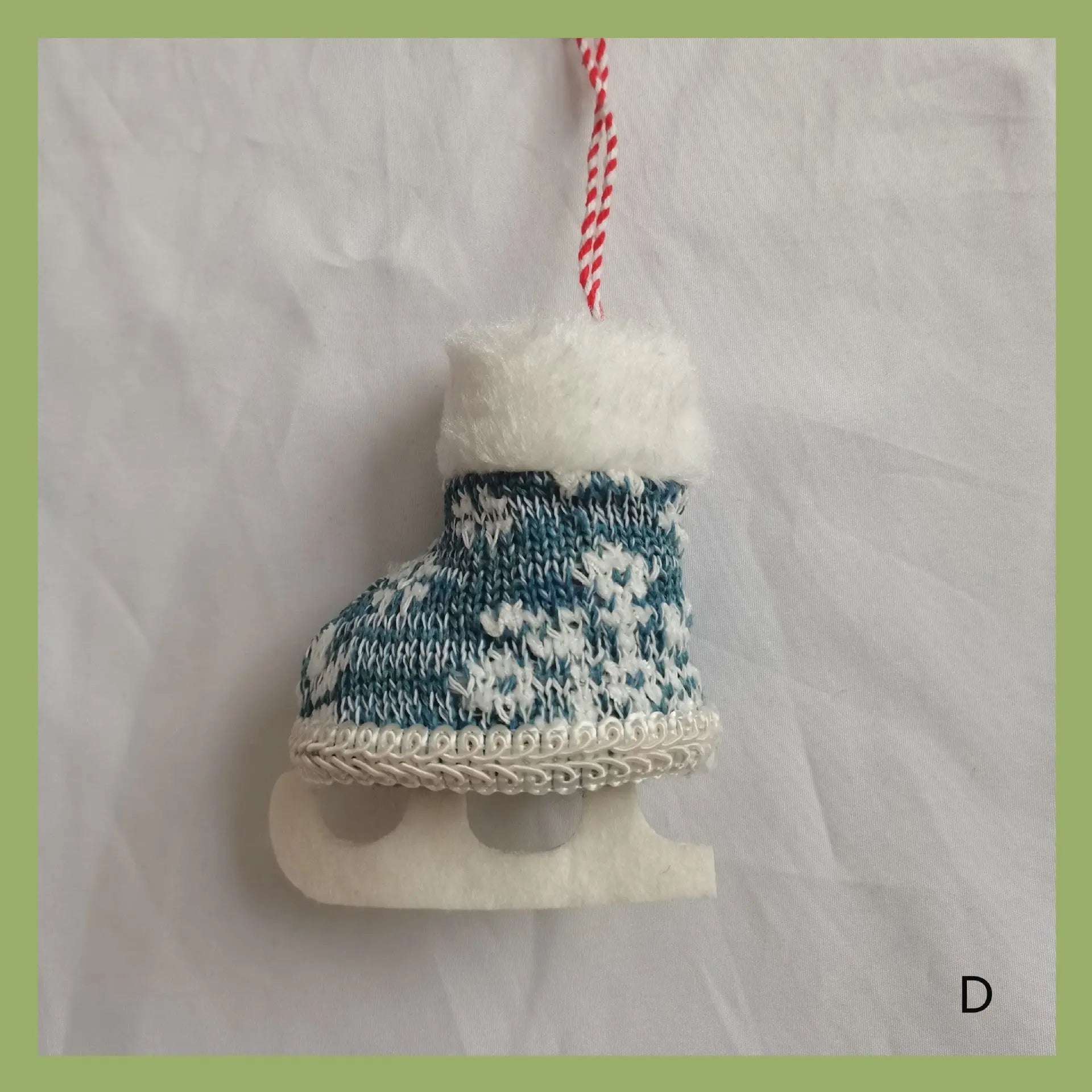 Christmas Skates Decorative Pendant Dazzle Frenzy