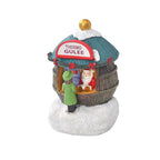 Christmas Resin Mini House Santa Shop Ornament Dazzle Frenzy